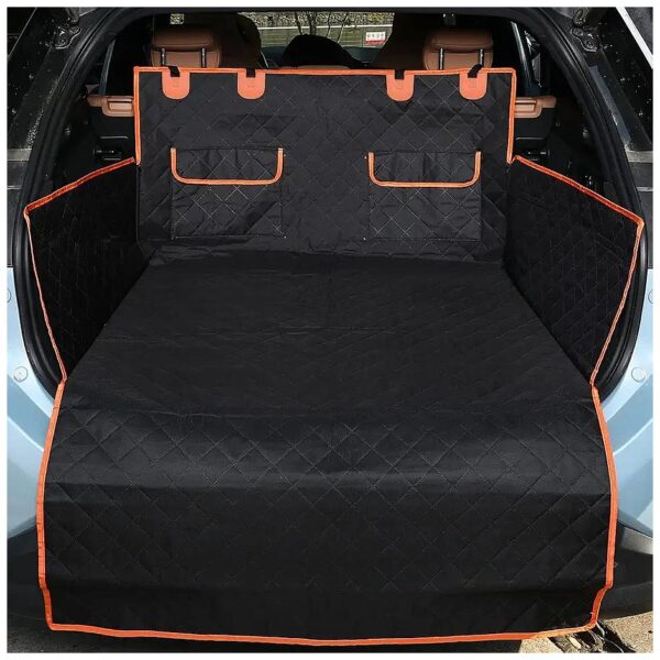 Waterproof Dog Trunk Cargo Cover Mat for SUVs and Trucks, 65 x 72 inches, Black