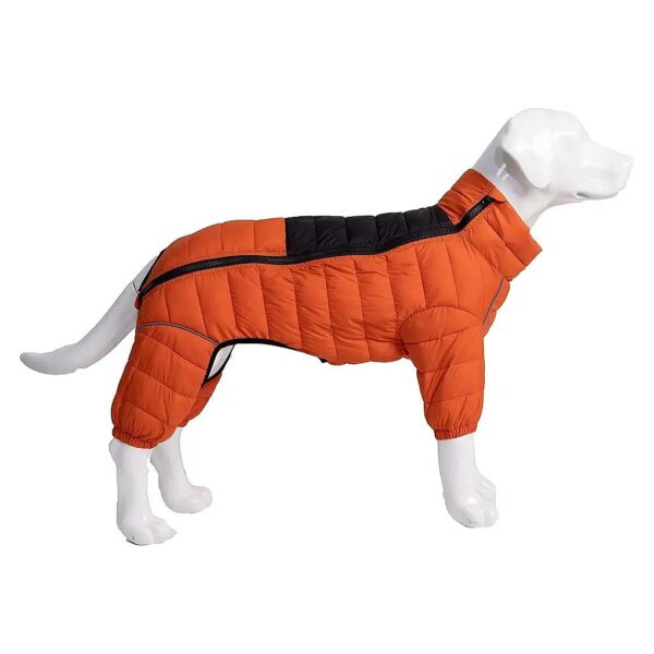 Waterproof Dog Winter Coat for Small to Large Dogs with Chest and Neck Adjustable Straps