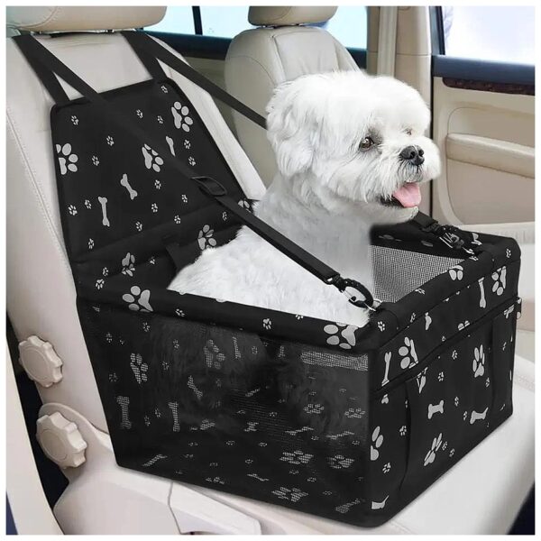 Waterproof Foldable Oxford Dog Car Seat for Small to Medium Pets