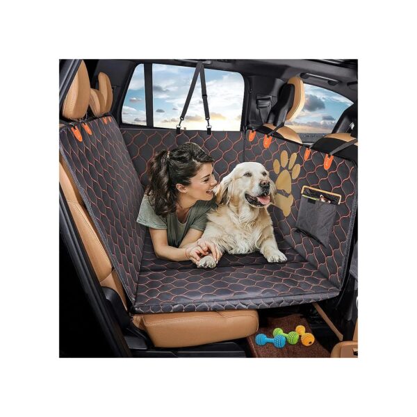 Waterproof Non-Slip Thickened Dog Car Seat Cover for Back Seat Comfort