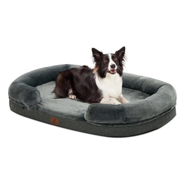 Waterproof Orthopedic Dog Bed for Large Dogs with Removable Cover