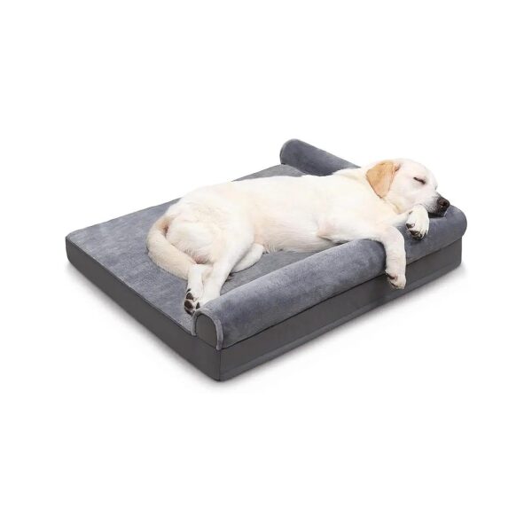 Waterproof Orthopedic Dog Bed for Large Dogs with Removable Cover