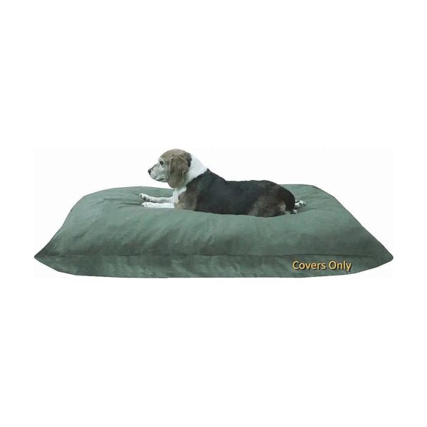 Waterproof Pet Bed Cover Olive Green Canvas 48 x 29 for Large Breeds