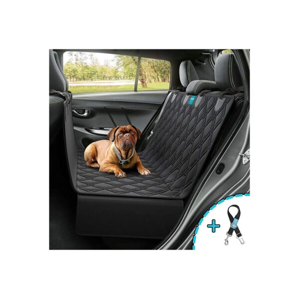 Waterproof Pet Car Seat Cover with Nonslip Backing for Dog Hammock Comfort