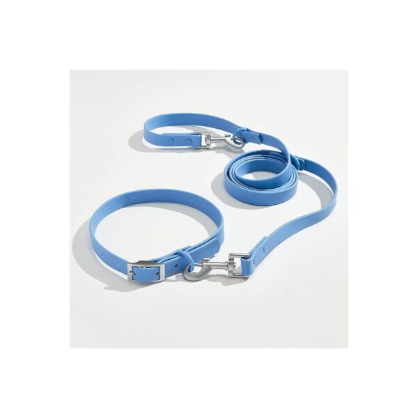 Waterproof Pet Collar and Leash Set for Small, Medium, and Large Dogs