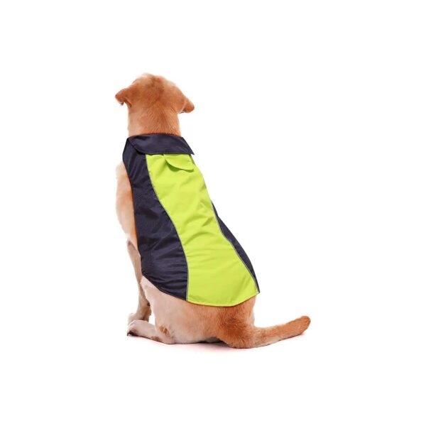 Waterproof Reflective Dog Raincoat for Large Dogs with Soft Fleece Lining