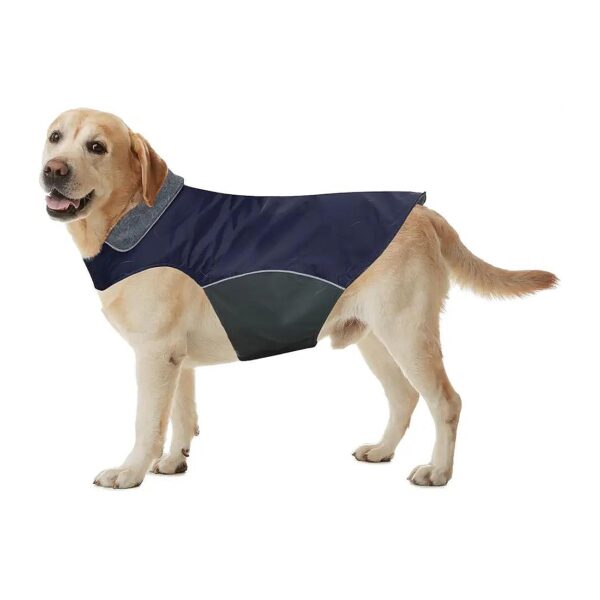 Waterproof Thicken Dog Coat Navy Blue for Standard Poodle and Friends