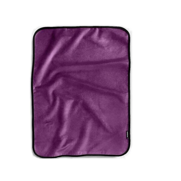 Waterproof Throw Blanket for People and Pets Purple Micro-Velvet Mini Size