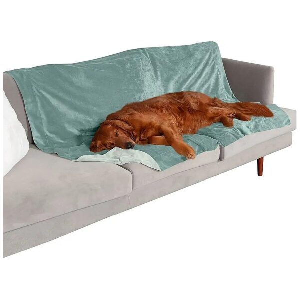 Waterproof Velvet Throw Blanket for Large Dogs and Indoor Cats