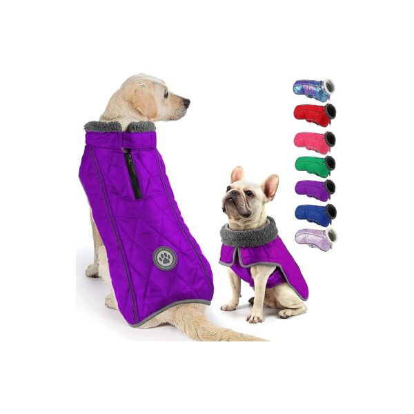 Waterproof Winter Dog Coats with Thick Padded for Small Medium Large Dogs