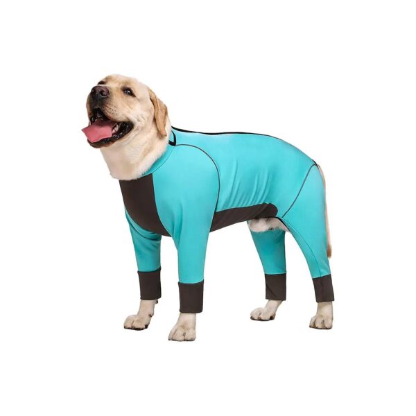 Waterproof Winter Warm Pajamas for Medium Large Dogs with 4-Leg Design