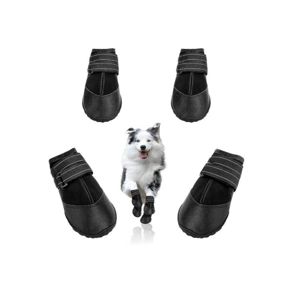 Waterproof and Breathable Dog Boots for Small to Large Dogs - Size 3