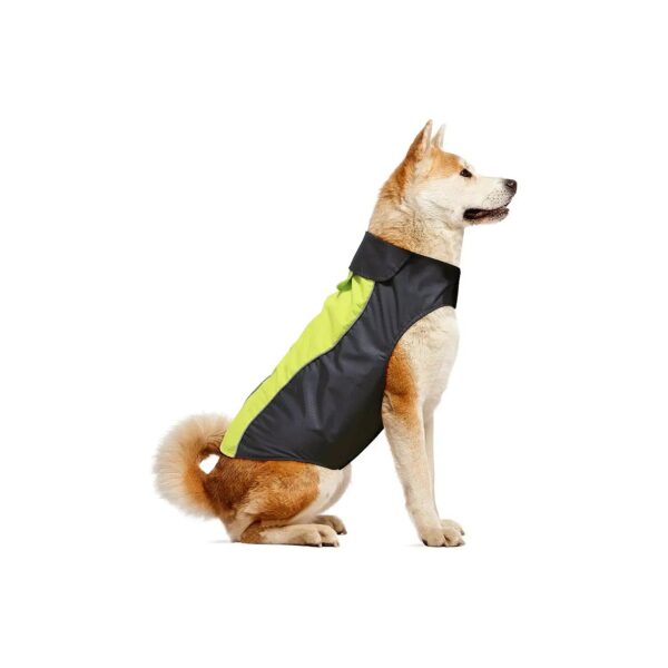 Waterproof and Breathable Dog Raincoats for Small to Large Dogs Green-L Size