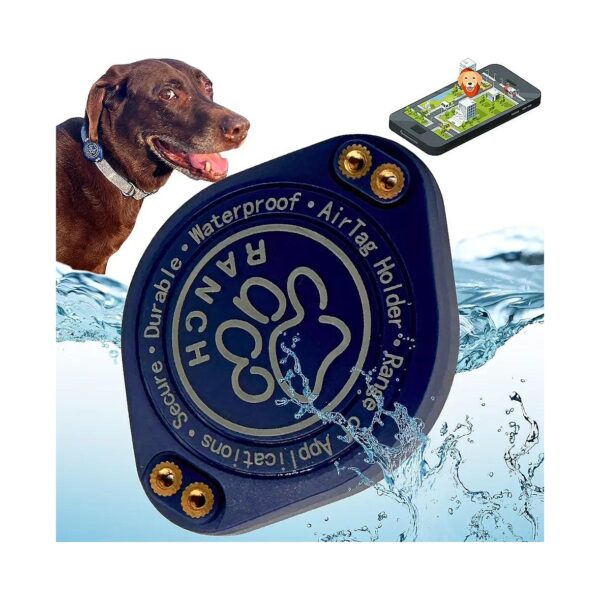 Waterproof and Durable AirTag Case for Dog and Cat Collars - Compatible with Apple AirTag