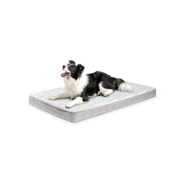 Waterproof and Durable Large Memory Foam Dog Bed for Crate