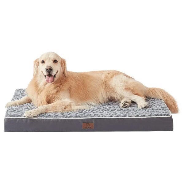 Waterproof and Orthopedic Dog Bed with Removable Cover for Medium Size Dogs