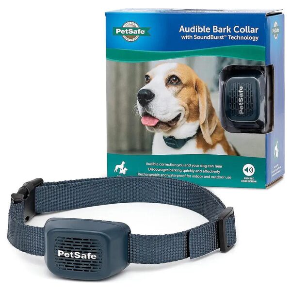 Waterproof and Rechargeable Anti Barking Collar for Dogs, 8 Pounds and Above