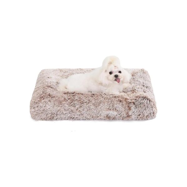 Waterproof and Removable Cover Faux Fur Dog Bed for Small Dogs and Cats