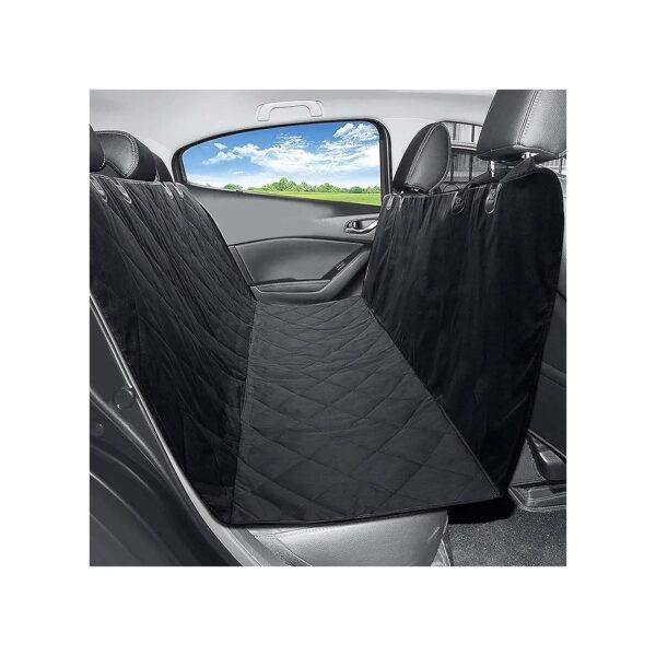 Waterproof and Scratch Resistant Black Pet Seat Cover for Cars and SUVs