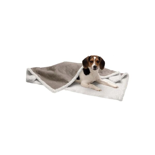 Waterproof and Self-Warming Thermal Throw Blanket for Pets Comfort and Protection