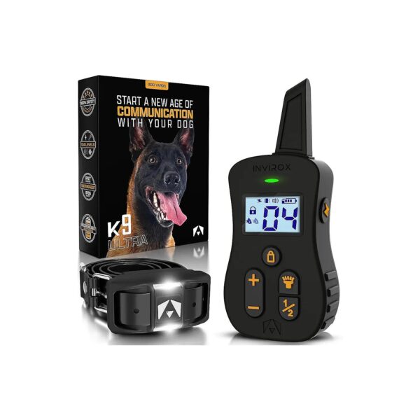 Waterproof and Shock-Resistant Dog Training Collar for Large Dogs