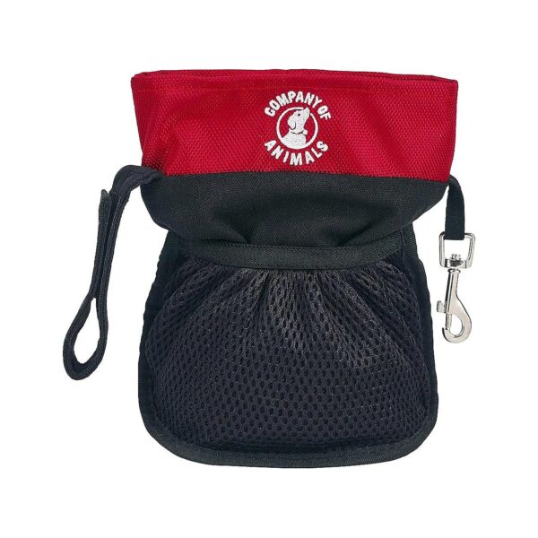 Weatherproof Dog Treat Bag with Separate Pockets for Personal Items and Dog Accessories