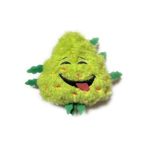 Weed Nug Dog Toy Plush Squeaky Toy for Small to Large Breed Dogs