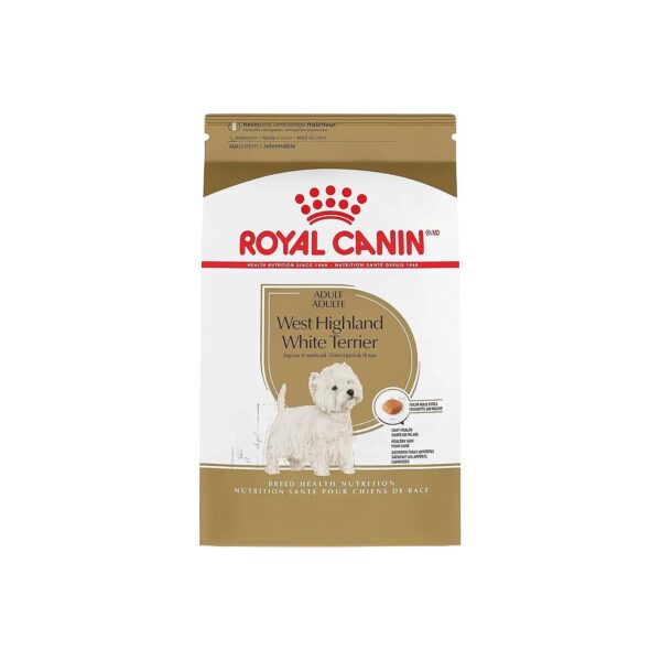 West Highland White Terrier Adult Dry Dog Food with Chicken Flavor and Skin-Coat Support