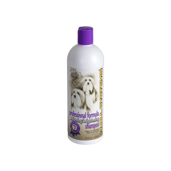 Whitening Shampoo for Dogs with Coconut Fragrance, Natural Formula