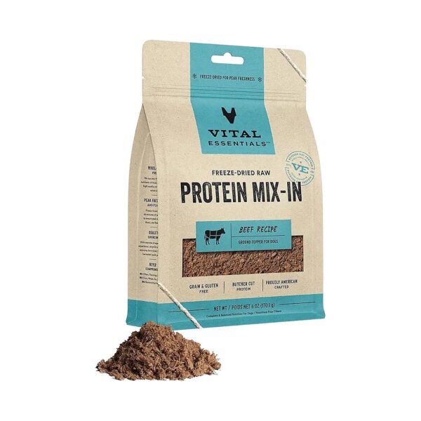 Whole Animal Beef Freeze-Dried Raw Dog Food for a Healthy Coat