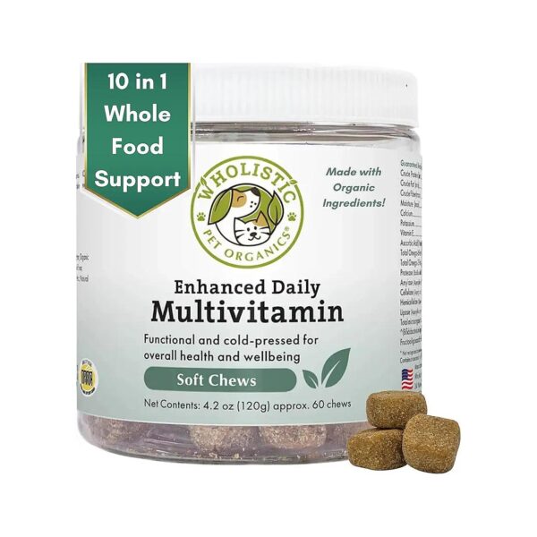 Whole Food Soft Chews for Dogs - Natural Immune System Support and Digestive Health