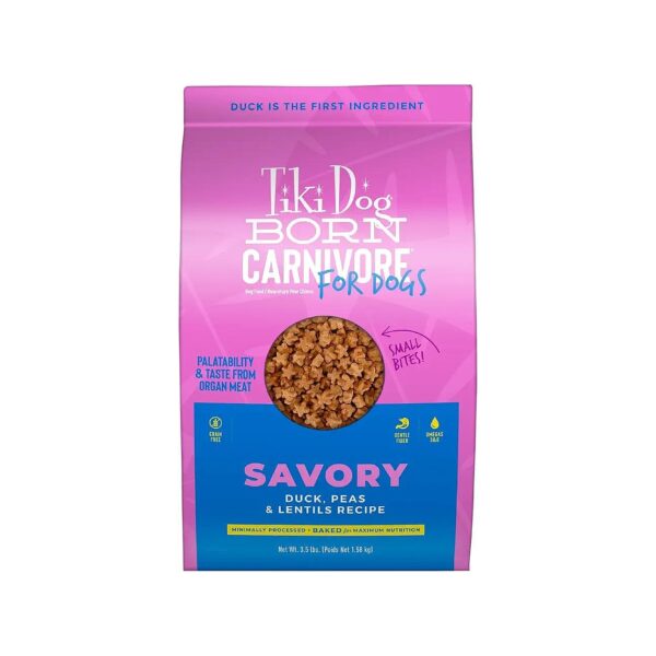 Wholesome Baked Kibble for Small Breed Dogs with Fresh Duck and Organ Meat