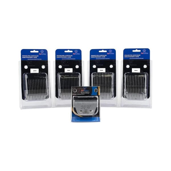 Wide Clipper Combs Four Pack with Guaranteed Fit for All Wide Blades