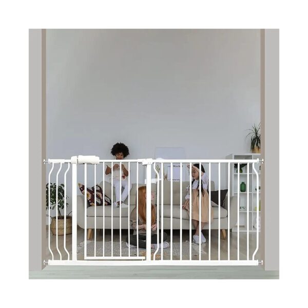 Wide and Versatile Safety Gate for Kids and Pets 62-67 Inches Wide with Extendable Design