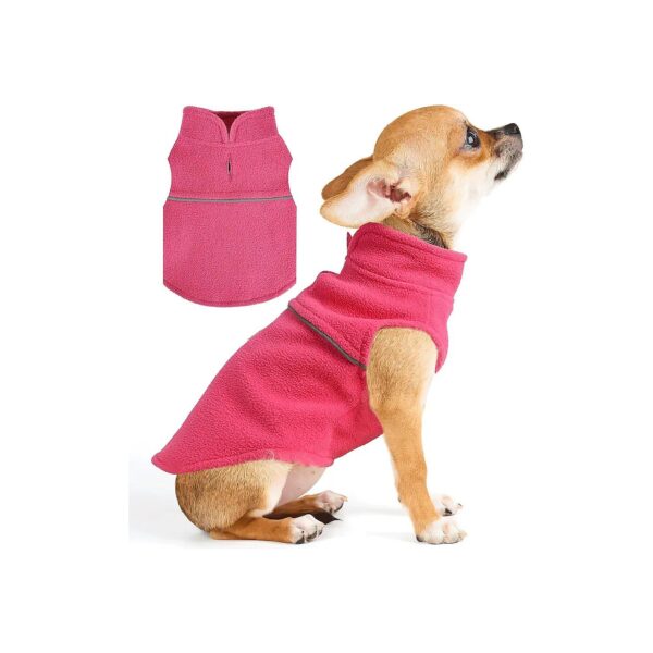 Winter Dog Sweaters for Small Dogs with Soft and Warm Fleece Lining