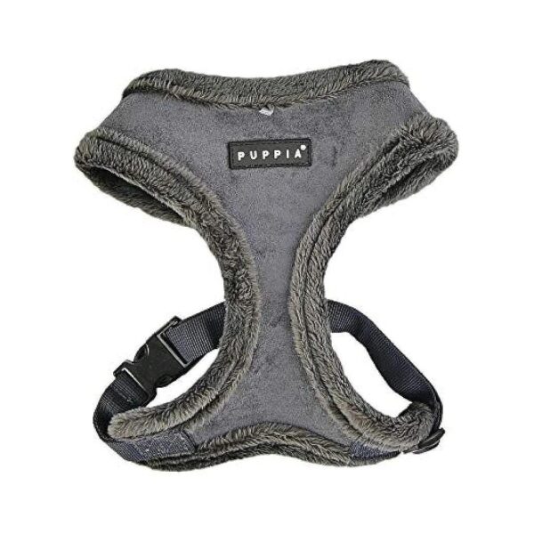 Winter Suede Dog Harness with No Choke No Pull Training Design