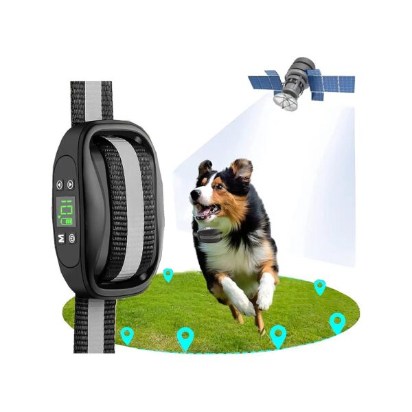 Wireless GPS Dog Fence System for Large and Medium Dogs with Extended Range Coverage