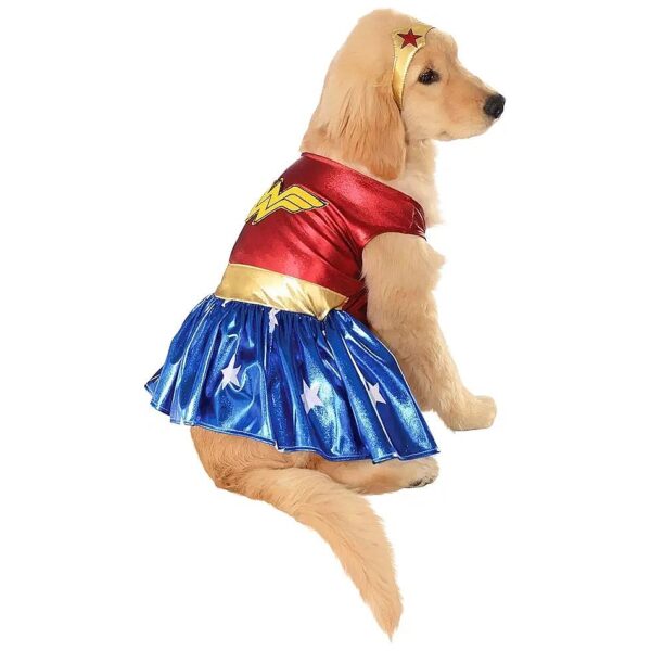 Wonder Woman Dog Costume X-Large for Pet Owners