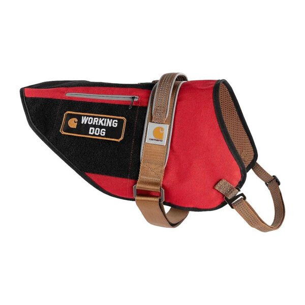 Working Dog Harness with Breathable Mesh Padding and Low-Profile Fasteners