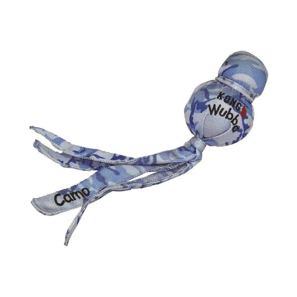 Wubba Ball Toy with Squeaker and Flapping Tails in Assorted Camo Colors