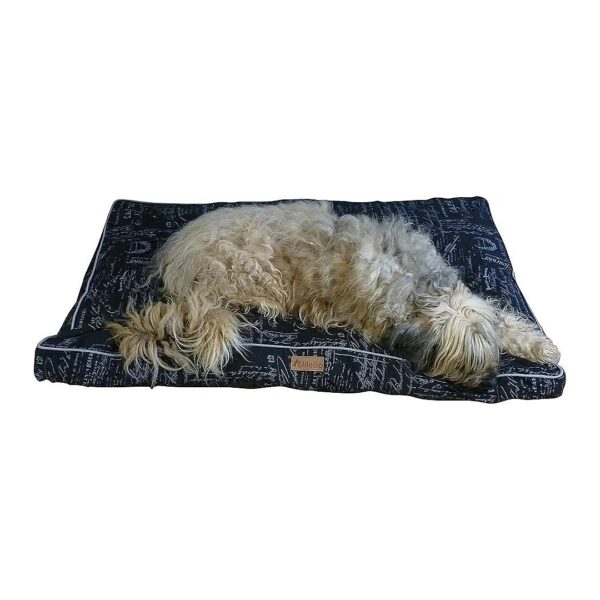 XL Black Voyager Style Dog Bed with Partitioned Internal Construction