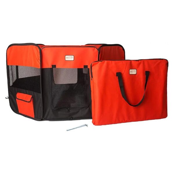 XL Portable Pet Playpen with Foldable Design and Carrying Bag