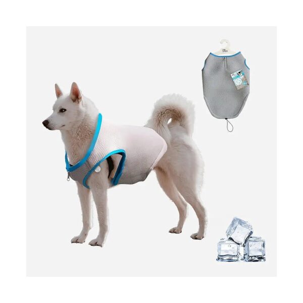 XL Size Cooling Dog Vest with Water-Absorbing Materials for Instant Cooling Relief