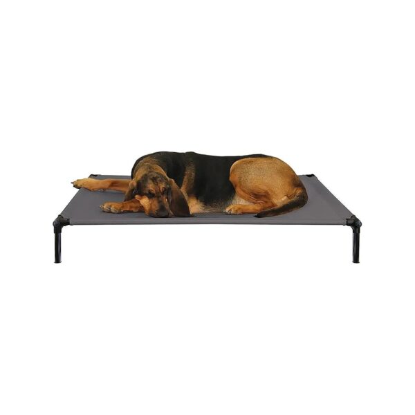 X-Large Charcoal Nylon Zone Bed for Large Breed Dogs, Easy Assembly, Ballistic Protection