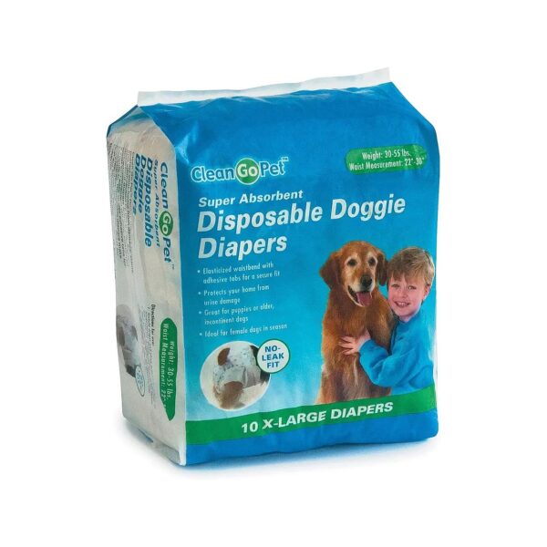 X-Small Disposable Diapers for Incontinent Dogs Convenient Design