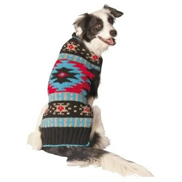 XX Large Organic Wool Black Dog Sweater Winter Weighted Dog Apparel