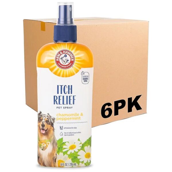 pH Balanced Dog Spray for Itch Relief and Fresh Scent with Chamomile and Peppermint